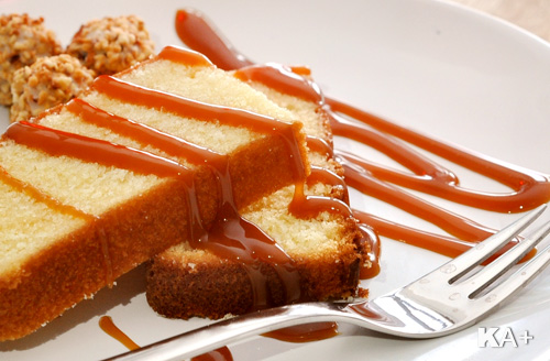 buttercake with caramel sauce3