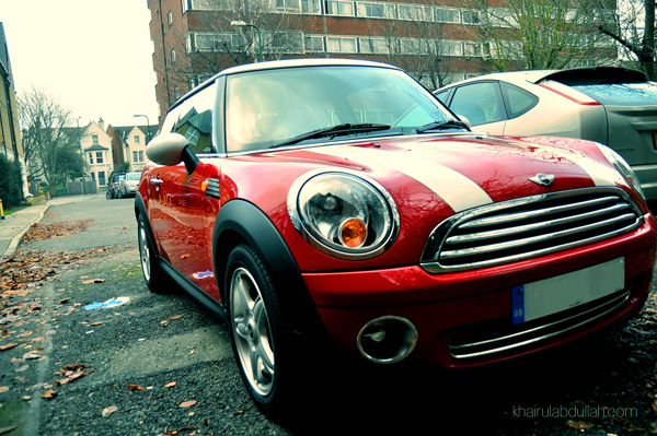 red mini cooper