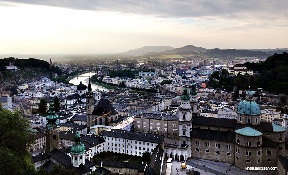 Salzburg almost sunset