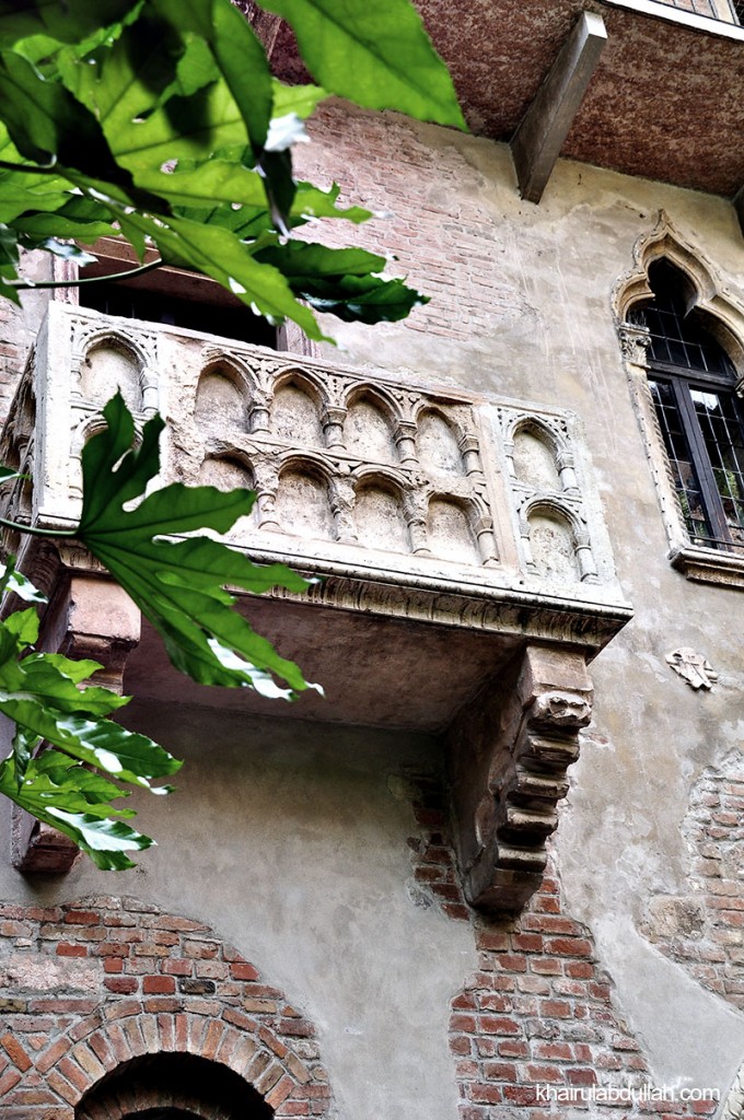balcony at juliet house