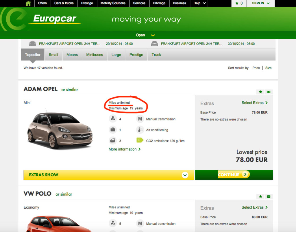 Europcar copy