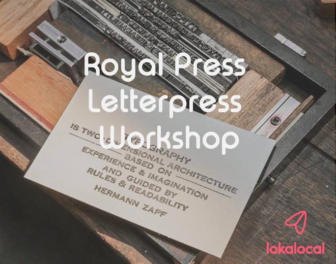 Pakej melawat dan melihat cara percetakan letterpress.