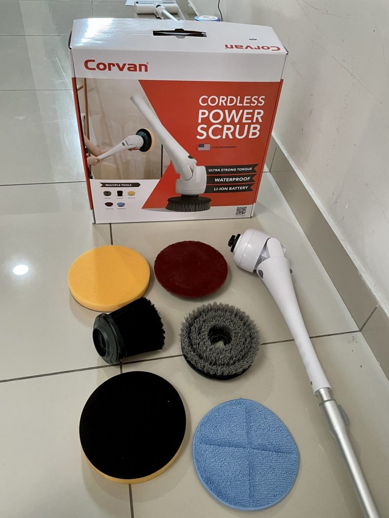 corvan cordless power scrub